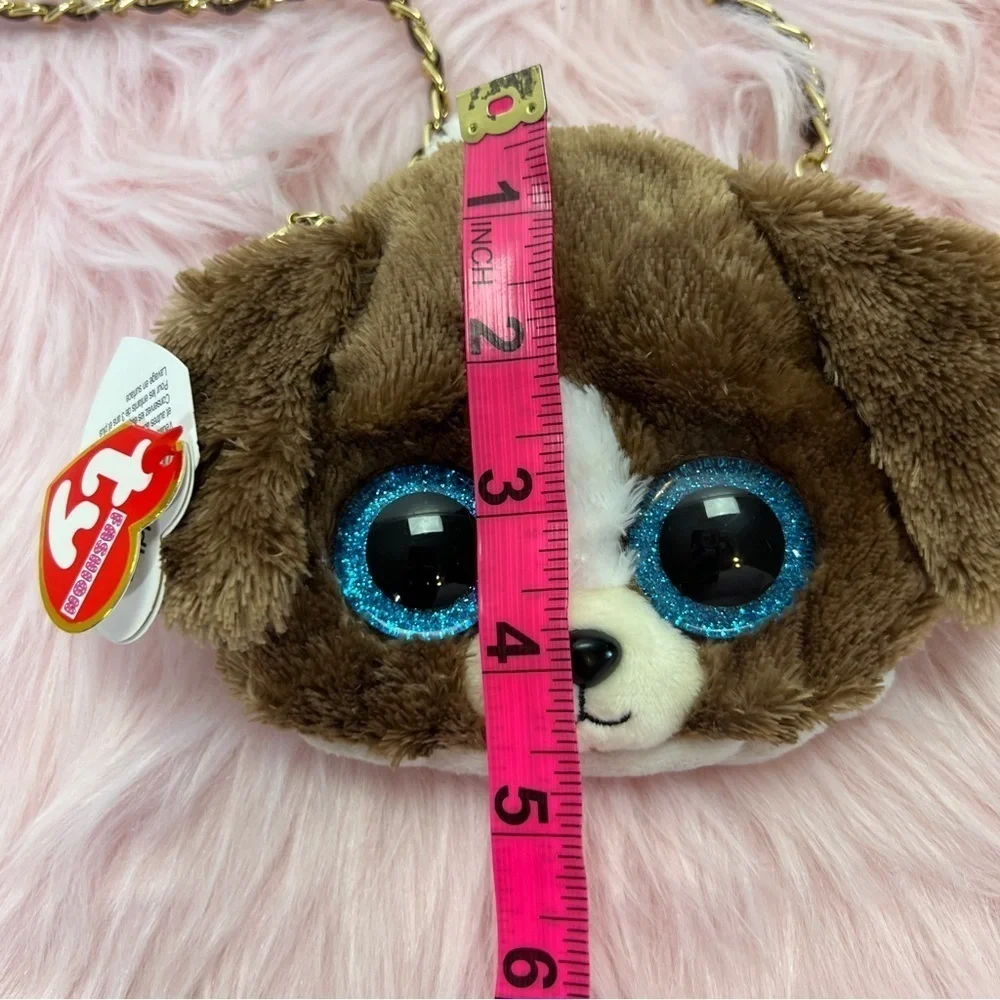 NEW Mini TY Fur puppy Animal Mini Bag